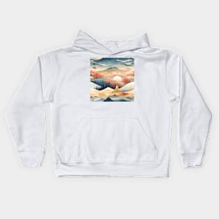 Fantasy Landscapes Mountains Pattern 3 Kids Hoodie